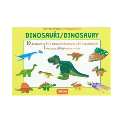 Vystřihovánky/Vystrihovačky Dinosauři/Dinosaury (Infoa)(Pevná)