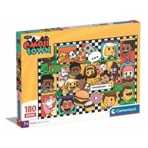 Clementoni Puzzle 180 Super Color Emojii Town