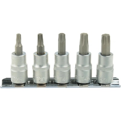 Sada bitov torx 5 ks 3/8 T25 - T50 01199