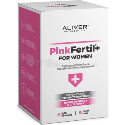 Aliver PinkFertil Plus pre ženy 90 kapsúl