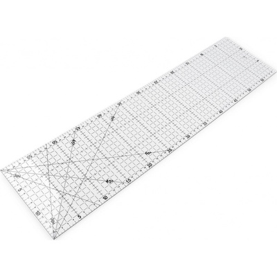 Prima-obchod Pravítko na patchwork 15x60 cm barva transparent