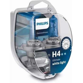 OSRAM Philips DiamondVision H4 5000K 12342DVS2 BOX 2бр (3716)