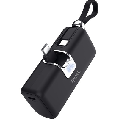 Trust Външна батерия TRUST Pacto 5000 mAh Pocket Powerbank Black (26104)