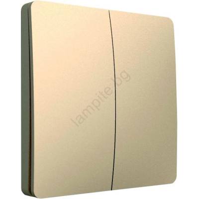 GREENLUX Кинетичен безжичен ключ 2p ip67 златист (gxls775)