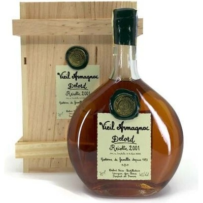 Armagnac-Delord Millésimés 2001 40% 0,7 l (dřevěná kazeta) – Zbozi.Blesk.cz