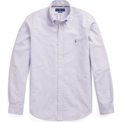 Ralph Lauren Риза с дълъг ръкав Polo Ralph Lauren Men's Slim Fit Oxford Long Sleeve Shirt - Thistle