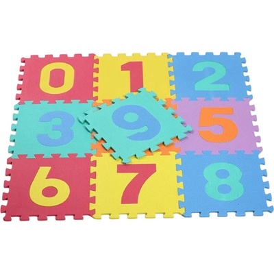 Raya Toys Дунапренен пъзел цифри 31*31*1см 10 броя/компл (ra-050)