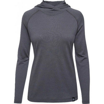 Thermowave dámská mikina s kapucí MERINO AERO Thermowave šedá