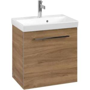 Villeroy & Boch Avento - Шкафче за умивалник, 53x51x35 см, 1 врата, Oak Kansas A88801RH (A88801RH)