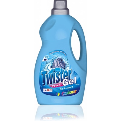 Twister Fix & Sport prací gel na barevné prádlo 1,5 l