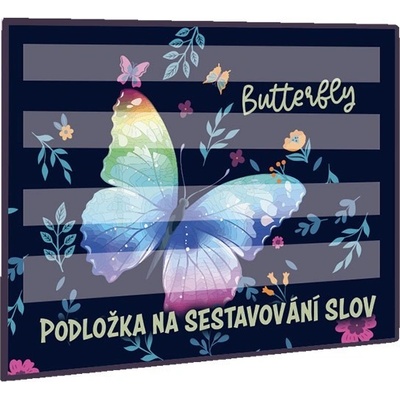 Podložka na sestavování slov Butterfly/Motýl 2 – Zbozi.Blesk.cz