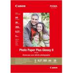 Canon Фотохартия Canon Plus Glossy II PP-201, A4, гланцирана, 265g/m2, 20 листа