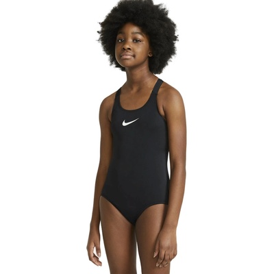 Nike Swimracerback One Piece black černá