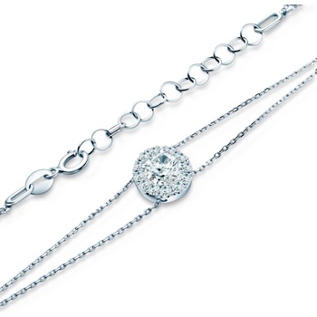 SAVICKI Гривна This is Love: бяло злато, диаманти