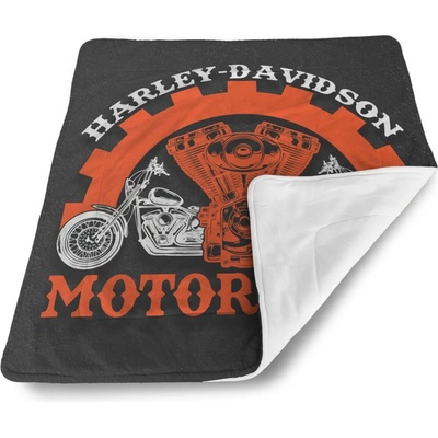 Sablio Deka pre bábätko Harley Davidson motor Čierne pozadie