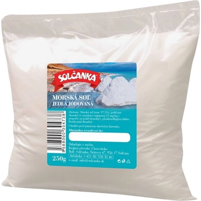 Solčanka Morská Soľ jedlá jódovaná 500 g
