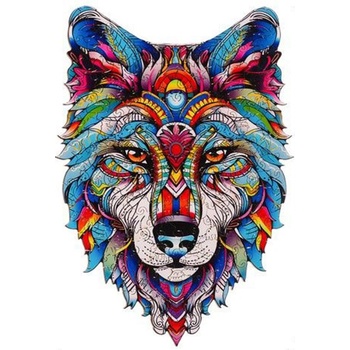 Kruzzel Дървен пъзел Kruzzel - Вълк, 170 части (KRU24552)