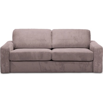 makamii Сиво-розов разтегателен диван от рипсено кадифе 195 cm Nona - Makamii (NONA_3SF_27_P1_C7)