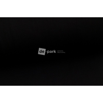 de-park Žebrovaný náplet - černá - 999