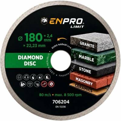 Kotouč diamantový plný Ø 180 x 22.2 mm, ENPRO Limit