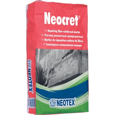 NEOTEX Neocret - cementová opravná malta s vláknami na jednoduché opravy Balenie: 5 kg