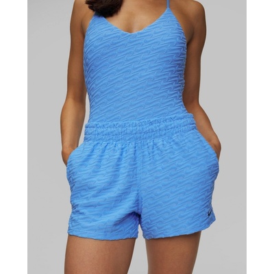 Nike dámské koupací šortky Swim Cover-ups Swoosh Link Terry Short modré