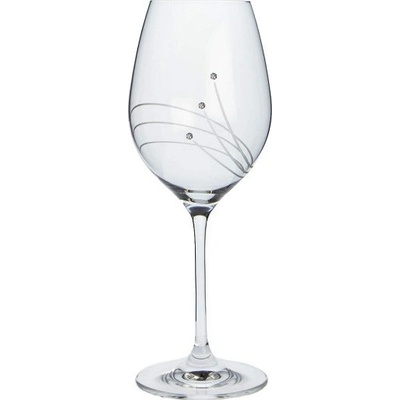 Swarovski Linie sada 2 ks sklenic na víno s krystaly 470 ml