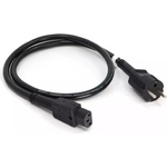 QED Захранващ кабел QED - XT3, 1 m, черен (QE4810)