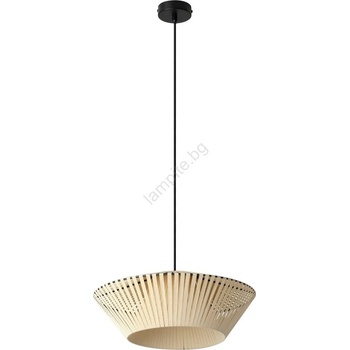OSRAM - Висяща лампа на кабел DECOR STRIPES 1xE27/10W/230V, диаметър 40, 5 см, бежова (P227642)