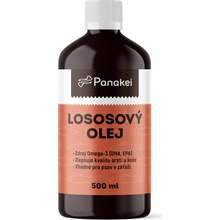 Panakei Lososový olej pro psy z Norska 500 ml