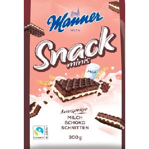 Manner Snack Minis Crunchy Milk Chocolate 300гр