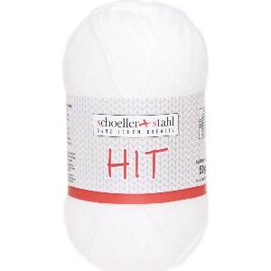 Schoeller + Stahl Hit 93657-01 White Плетива прежда (93657-01)