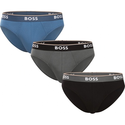 BOSS Комплект от три - мъжки слипове BOSS многоцветни BOSS | Cheren Sin Siv Mnogotsveten | МЪЖЕ | M