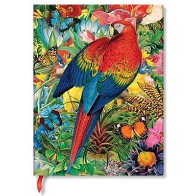 Paperblanks Тефтер Garden, 180 х 230 mm, широки редове, твърда корица, 72 листа (PB9304-6)