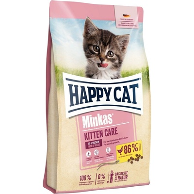 Happy Cat s kuřecím masem 10 kg