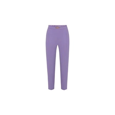 Elisabetta Franchi Текстилни панталони PA-027-41E2-V280 Виолетов Regular Fit (PA-027-41E2-V280)