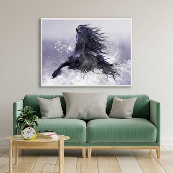 Decono Картина Черен Жребец