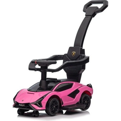 mamido auto s vodiacou tyčou Lamborghini Sian ružové