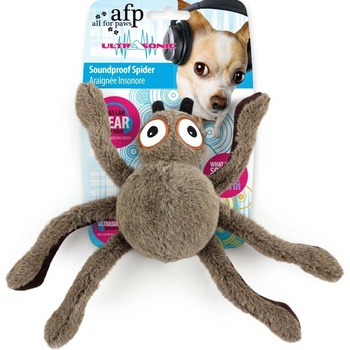 AFP plyš Ultrasonic pavouk s ultrazvukovým pískátkem 16 cm