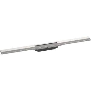 Hansgrohe RainDrain Flex - Линеен сифон с неръждаема решетка 800, за двустранен монтаж, с възможност за скъсяване, четкана неръждаема стомана 56044800 (56044800)