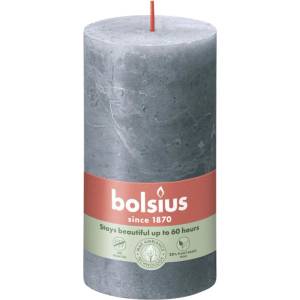 Bolsius Bolsius Polska Sprzedaż sp. z o. o. Валяк за блясък Bolsius Rustic 68×130 мм - шистово синьо (син)