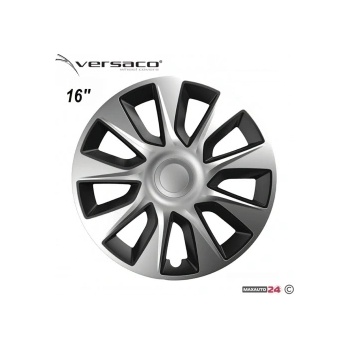 Versaco Тасове за джанти 16'' Versaco Stratos Silver / Black