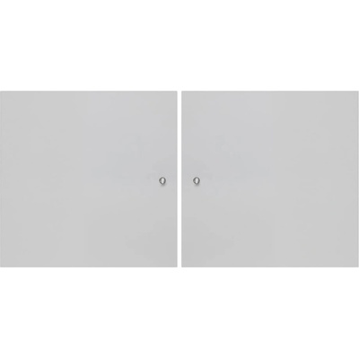Biele dvierka pre modulárny policový systém 2 ks 32x33 cm Mistral Kubus - Hammel Furniture