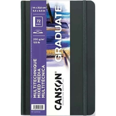 Graduate Book Mixed Media blanc 14x21,6cm 72S 200g – Zbozi.Blesk.cz