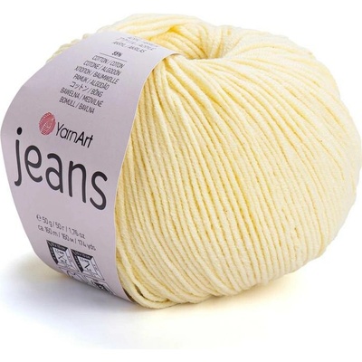 Yarn Art příze YarnArt Jeans 67 světle žlutá