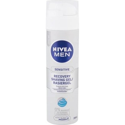 Nivea Men Sensitive Recovery гел за бръснене без алкохол 200 ml за мъже