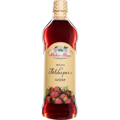 Méhes Jahodový sirup s cukrem a medem 0,5 l