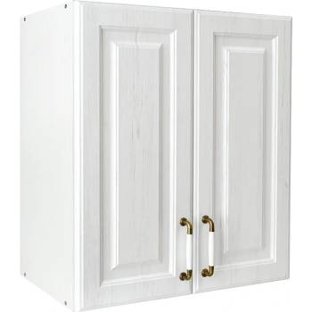 Matis Кухненски шкаф горен с две врати rustic v60 бял