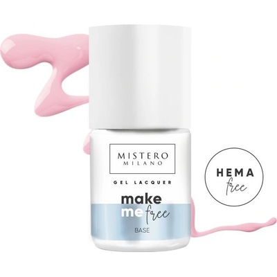 Mistero Milano Gel lak UNDRESS ME BASE COVER DEEP PINK 12 ml
