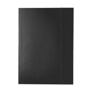 Esselte Briefcase with eraser A4 cardboard lacquered black (10K023A)